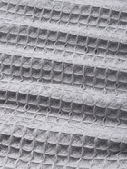 Плед вафельный «Этель» 150×240 см, светло-серый, хлопок 100%, 350 г - Фото 1