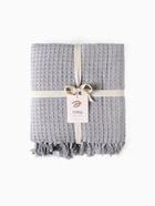 Плед вафельный «Этель» 150×240 см, светло-серый, хлопок 100%, 350 г - Фото 7