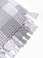 Плед вафельный Этель «Клетка» 150×240 см, светло-серый, хлопок 100%, 350 г - Фото 6