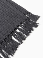 Плед вафельный «Этель» 220×240 см, серый, хлопок 100%, 350 г - Фото 6