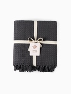 Плед вафельный «Этель» 220×240 см, серый, хлопок 100%, 350 г - Фото 7