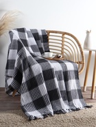 Плед вафельный «Этель. Клетка», 220×240 см, хлопок 100%, серый - Фото 4