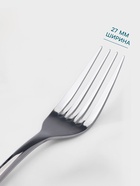 Вилка столовая Hanna Knövell Svartan, 20.6 см, толщина 2.5 мм, нержавеющая сталь, серебристая - Фото 3