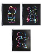 Тетрадь 80 листов, в клетку, на гребне Bear - Фото 1