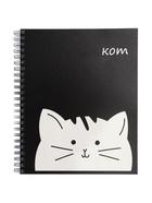 Тетрадь 96 листов в клетку, на гребне «Кот», МИКС - фото 119120159