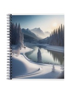 Тетрадь 96 листов в клетку «Космический пейзаж», на гребне, МИКС - фото 119071348