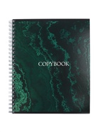 Тетрадь 96 листов в клетку, на гребне «Мрамор зеленый на тёмном», МИКС 10296902