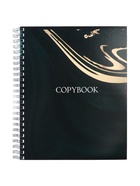 Тетрадь 96 листов в клетку, на гребне «Мрамор зеленый на тёмном», МИКС 10296902