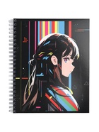 Тетрадь 96 листов в клетку, на гребне «Аниме. Яркий стиль», МИКС - Фото 8