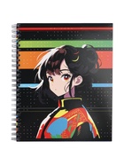 Тетрадь 96 листов в клетку, на гребне «Аниме. Яркий стиль», МИКС - Фото 9