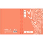 Тетрадь 96л кл на гребне Apricot, обл мел карт, блок офсет МИКС - фото 113993989