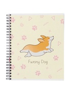 Тетрадь 96 листов в клетку, на гребне «Милые собачки», МИКС - фото 119120170