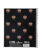 Тетрадь 96 листов в клетку, на гребне «Символика. Герб», МИКС - фото 53995719