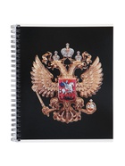 Тетрадь 96 листов в клетку, на гребне «Символика. Герб», МИКС - фото 53995716