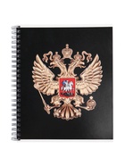 Тетрадь 96 листов в клетку, на гребне «Символика. Герб», МИКС - фото 53995718