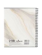 Тетрадь 80 листов, в клетку, на гребне «Мрамор темный» - фото 118990141