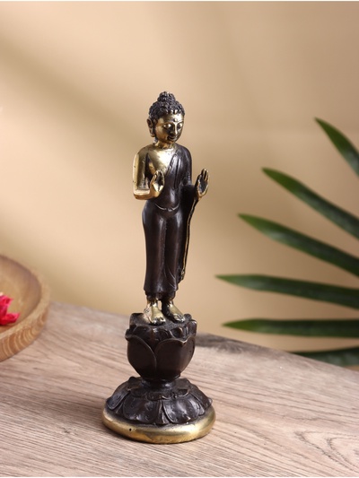 Сувенир «Будда», 7×7×22 см, бронза