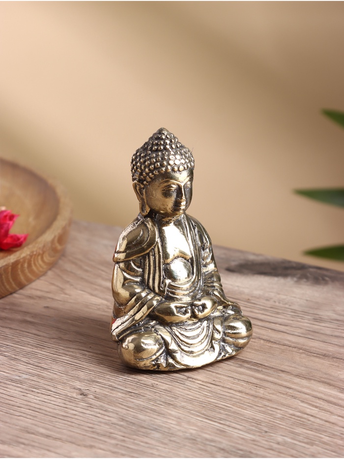 Сувенир «Будда», 7×5×11 см, бронза