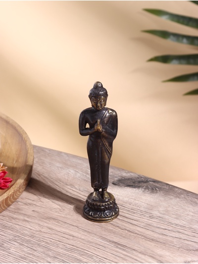 Сувенир «Будда», 5×5×17 см, бронза