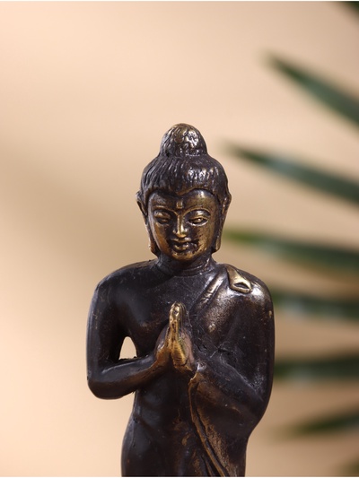 Сувенир «Будда», 5×5×17 см, бронза