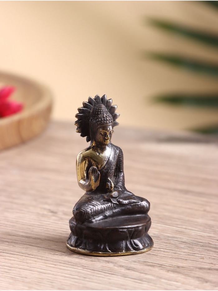 Сувенир «Будда», 4×4×8 см, бронза