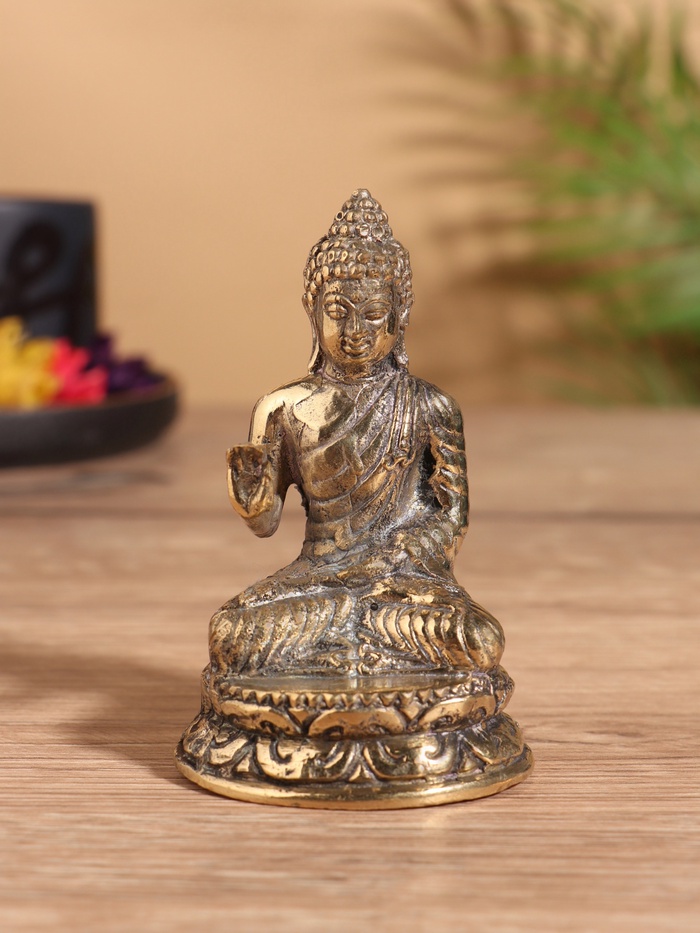 Сувенир «Будда Благословения», 6×5×11 см, бронза - Фото 1
