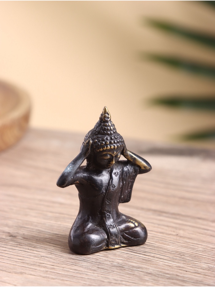 Сувенир «Будда Умиротворения», 5×3×7 см, бронза - Фото 1