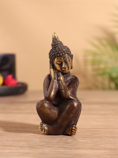 Сувенир «Будда», 4×4×9 см, бронза