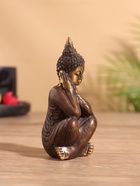 Сувенир «Будда», 4×4×9 см, бронза - Фото 2