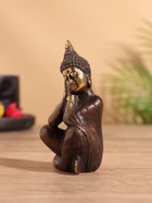 Сувенир «Будда», 4×4×9 см, бронза - Фото 4