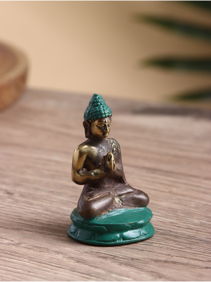 Сувенир «Будда Изумрудного Благословения», 3×4×6 см, бронза - Фото 1