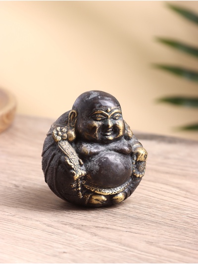 Сувенир «Хотэй», 7×7×8 см, бронза