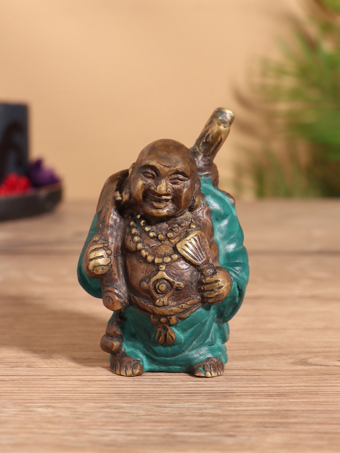 Сувенир «Монах», 4×4×6 см, бронза