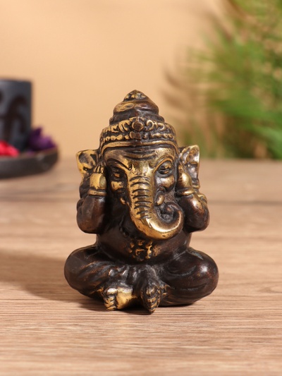 Сувенир «Ганеша Благословения», 6×5×8 см, бронза