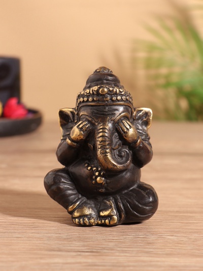 Сувенир «Ганеша Мудрости», 6×5×8 см, бронза