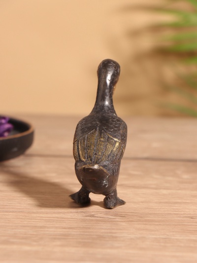 Сувенир «Утка», 9×4×9 см, бронза