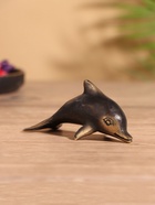 Сувенир «Дельфин», 9×4×4 см, бронза - фото 35341578