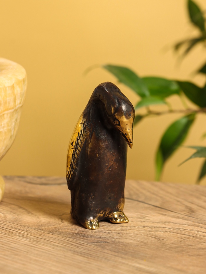 Сувенир «Пингвин», 5×4×7 см, бронза