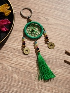 Брелок «Ловец снов», 4×15 см, тёмно-зелёный - Фото 1