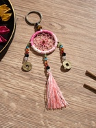 Брелок «Ловец снов», 4×15 см, бледно-розовый - Фото 1