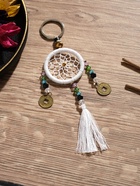 Брелок «Ловец снов», 4×15 см, белый - Фото 1