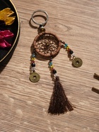 Брелок «Ловец снов», 4×15 см, коричневый - Фото 1