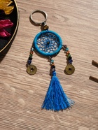 Брелок «Ловец снов», 4×15 см, синий - Фото 1