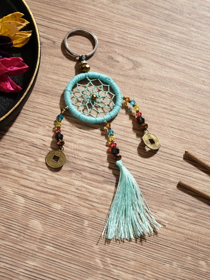 Брелок «Ловец снов», 4×15 см, мятный - Фото 1