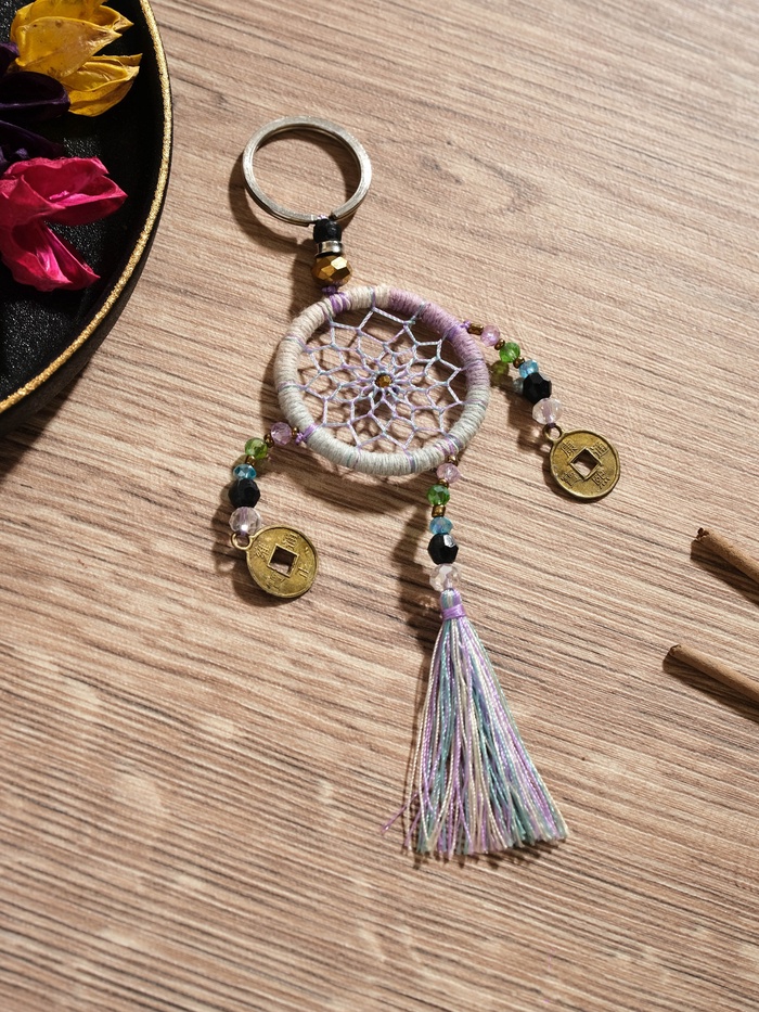 Брелок «Ловец снов», 4×15 см, разноцветный - Фото 1