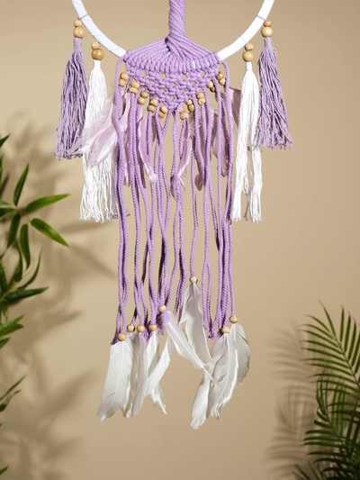 Ловец снов «Лавандовое дерево», 22×60 см