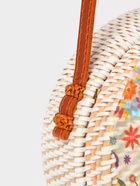 Сумка женская через плечо плетёная «Бабочки», 15×6×60 см, ротанг - Фото 4