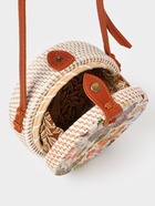 Сумка женская через плечо плетёная «Бабочки», 15×6×60 см, ротанг - Фото 8