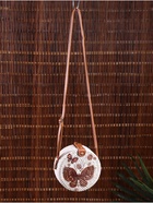 Сумка женская через плечо плетёная «Бабочка», 15×6×60 см, ротанг - Фото 3