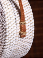 Сумка женская через плечо плетёная «Бабочка», 15×6×60 см, ротанг - Фото 6